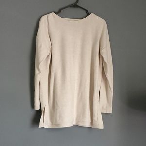 Cream large sweater